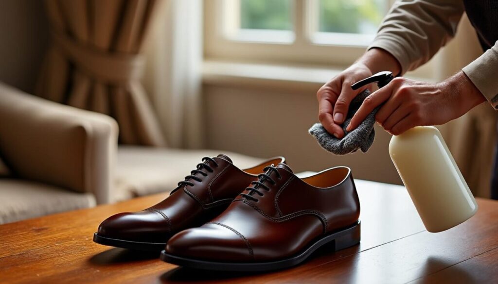 Nettoyer Des Chaussures En Cuir